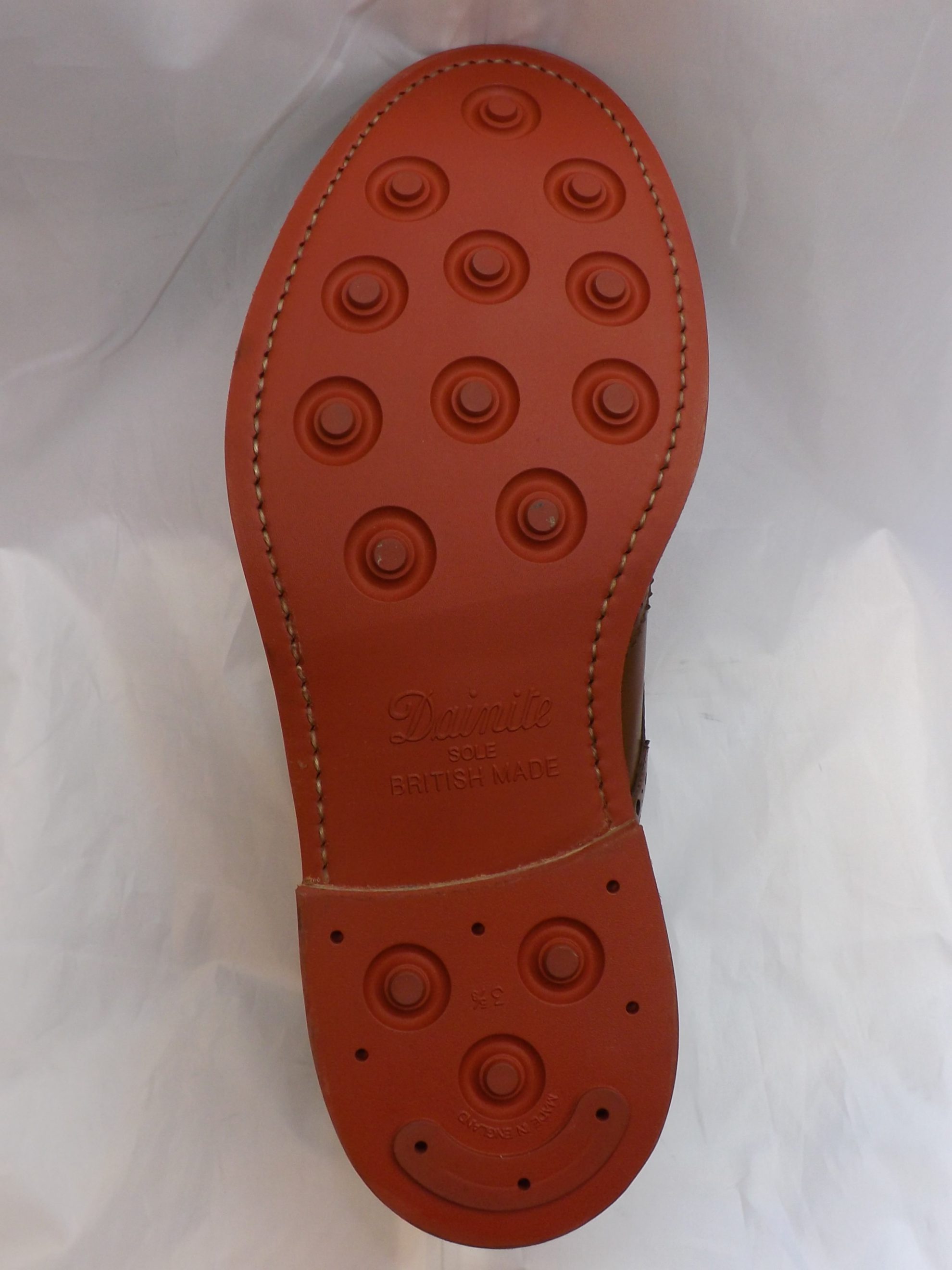 Mens Dainite Soles and Heels Red - The Ilkley Shoe Company