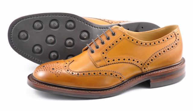 loake brogues rubber sole